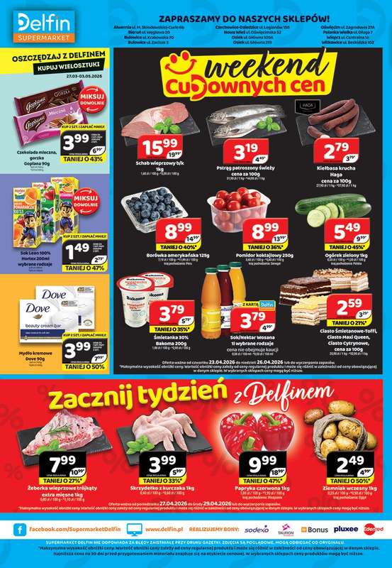 Delfin - gazetka promocyjna Gazetka od piątku 24.04 do niedzieli 03.05 - strona 8