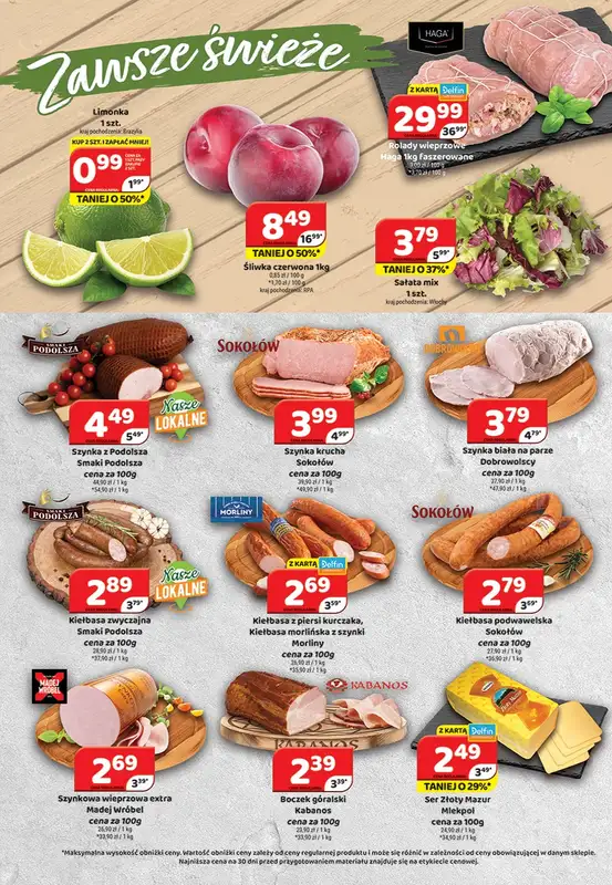 Delfin - gazetka promocyjna Gazetka od piątku 24.04 do niedzieli 03.05 - strona 2