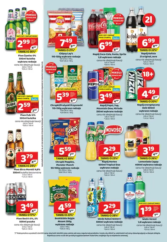 Delfin - gazetka promocyjna Gazetka od piątku 24.04 do niedzieli 03.05 - strona 6