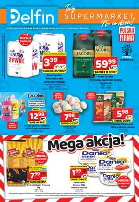 Delfin - gazetka promocyjna Gazetka od piątku 24.04 do niedzieli 03.05