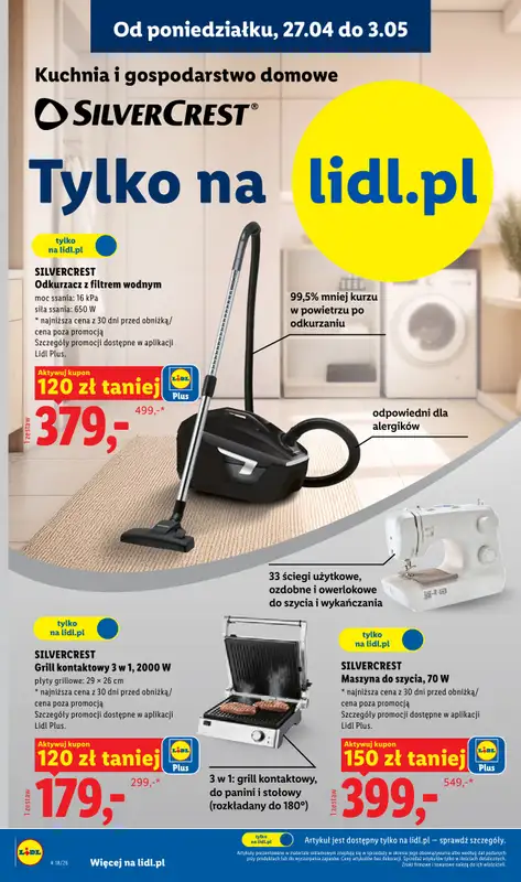 Lidl - gazetka promocyjna Katalog od poniedziałku 27.04 do soboty 02.05 - strona 34