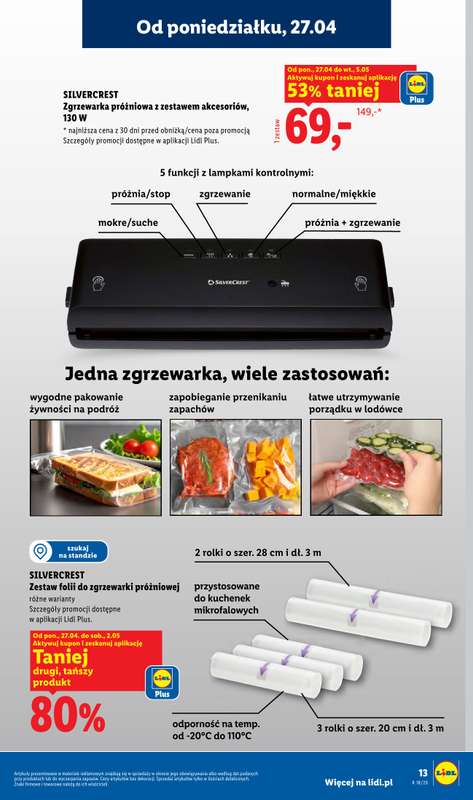 Lidl - gazetka promocyjna Katalog od poniedziałku 27.04 do soboty 02.05 - strona 15