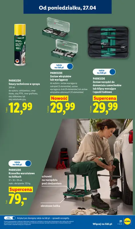 Lidl - gazetka promocyjna Katalog od poniedziałku 27.04 do soboty 02.05 - strona 23