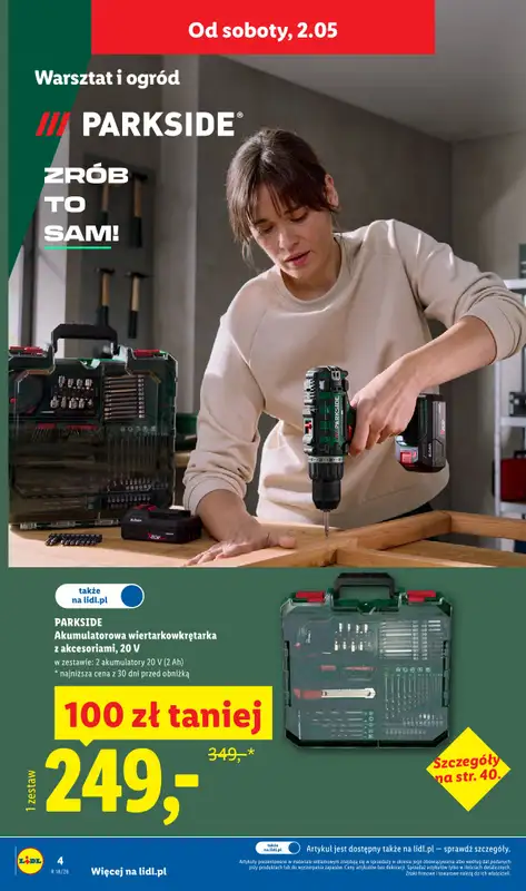 Lidl - gazetka promocyjna Katalog od poniedziałku 27.04 do soboty 02.05 - strona 4