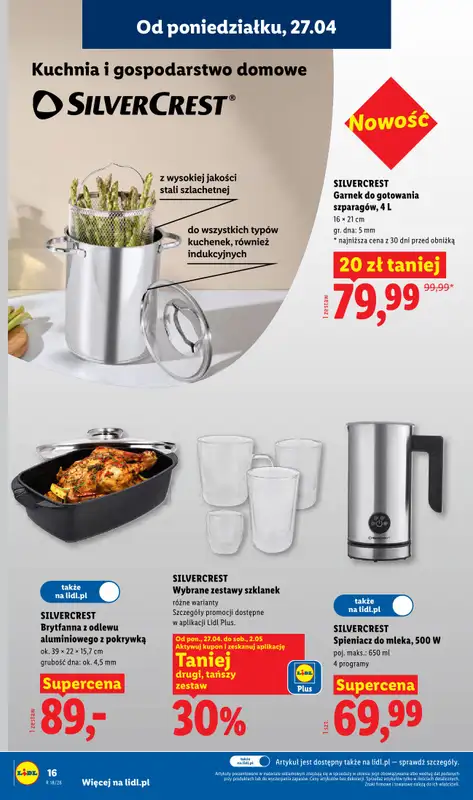 Lidl - gazetka promocyjna Katalog od poniedziałku 27.04 do soboty 02.05 - strona 16
