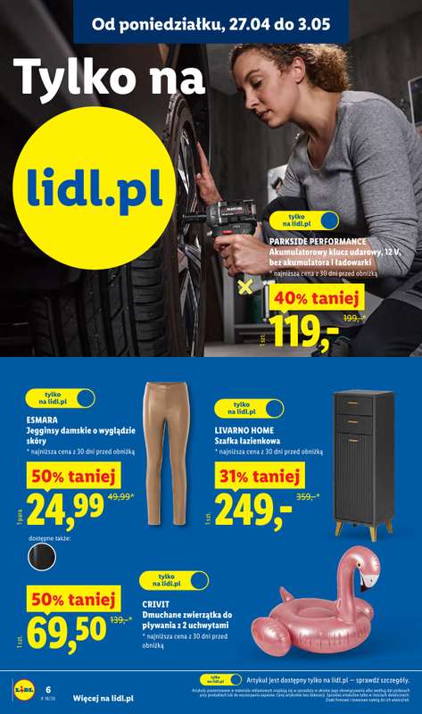 Lidl - gazetka promocyjna Katalog od poniedziałku 27.04 do soboty 02.05 - strona 6