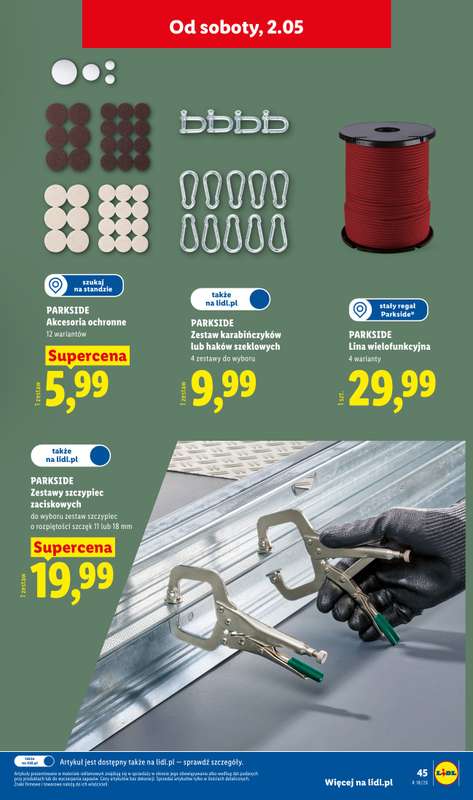 Lidl - gazetka promocyjna Katalog od poniedziałku 27.04 do soboty 02.05 - strona 55