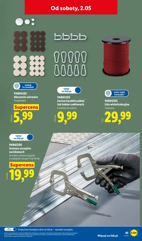 Lidl - gazetka promocyjna Katalog od poniedziałku 27.04 do soboty 02.05 - strona 55