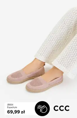 CCC - gazetka promocyjna Damskie espadryle od 69,99 zł od piątku 24.04  - strona 3