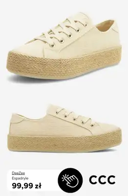 CCC - gazetka promocyjna Damskie espadryle od 69,99 zł od piątku 24.04  - strona 6