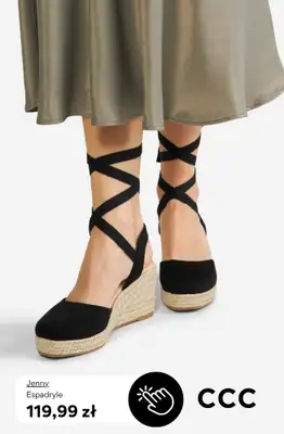 CCC - gazetka promocyjna Damskie espadryle od 69,99 zł od piątku 24.04  - strona 10