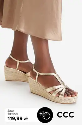 CCC - gazetka promocyjna Damskie espadryle od 69,99 zł od piątku 24.04  - strona 9
