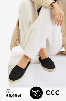 CCC - gazetka promocyjna Damskie espadryle od 69,99 zł od piątku 24.04  - strona 2