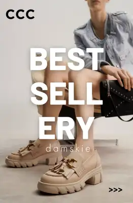 CCC - gazetka promocyjna BESTSELLERY - obuwie damskie od soboty 25.04 