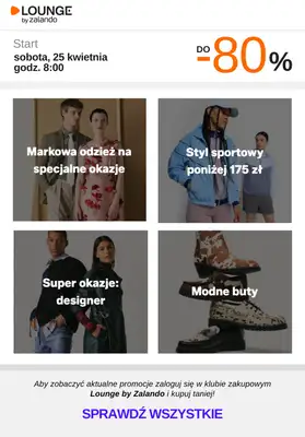 Lounge by Zalando - gazetka promocyjna Do -80% promocje na wybrane marki na WEEKEND! od soboty 25.04 do niedzieli 26.04 - strona 4