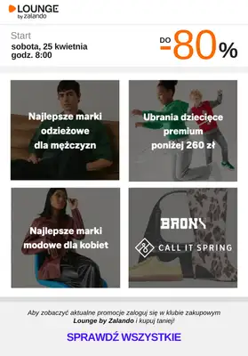 Lounge by Zalando - gazetka promocyjna Do -80% promocje na wybrane marki na WEEKEND! od soboty 25.04 do niedzieli 26.04 - strona 8