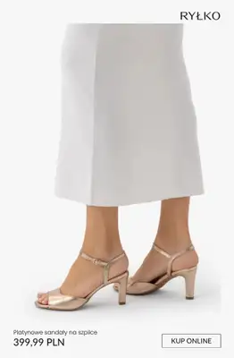 Ryłko - gazetka promocyjna Damskie obuwie na WESELE od piątku 24.04  - strona 9