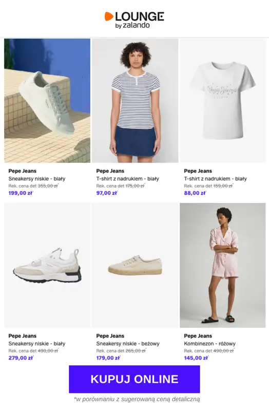 Lounge by Zalando - gazetka promocyjna Do -78% Pepe Jeans - Kobiety od piątku 24.04 do poniedziałku 27.04 - strona 2