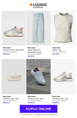 Lounge by Zalando - gazetka promocyjna Do -78% Pepe Jeans - Kobiety od piątku 24.04 do poniedziałku 27.04 - strona 4