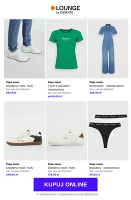 Lounge by Zalando - gazetka promocyjna Do -78% Pepe Jeans - Kobiety od piątku 24.04 do poniedziałku 27.04 - strona 5