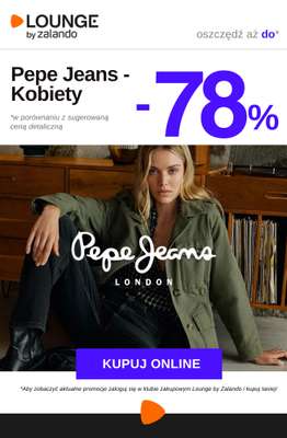 Lounge by Zalando - gazetka promocyjna Do -78% Pepe Jeans - Kobiety od piątku 24.04 do poniedziałku 27.04