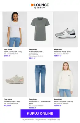 Lounge by Zalando - gazetka promocyjna Do -78% Pepe Jeans - Kobiety od piątku 24.04 do poniedziałku 27.04 - strona 9