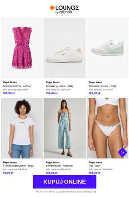 Pepe Jeans Sukienka letnia - różowy