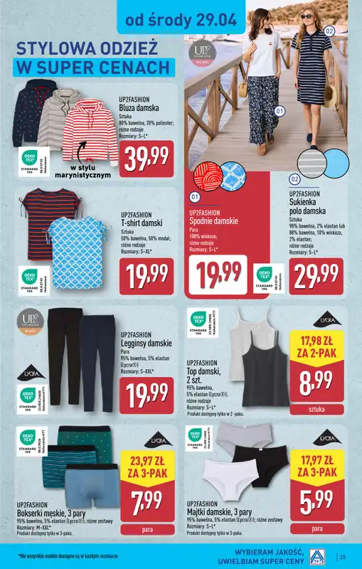 Aldi - gazetka promocyjna Ozorków, M-Park: WIELKIE OTWARCIE już w ŚRODĘ: 29.04! od środy 29.04 do soboty 02.05 - strona 25