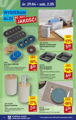 Aldi - gazetka promocyjna Ozorków, M-Park: WIELKIE OTWARCIE już w ŚRODĘ: 29.04! od środy 29.04 do soboty 02.05 - strona 22