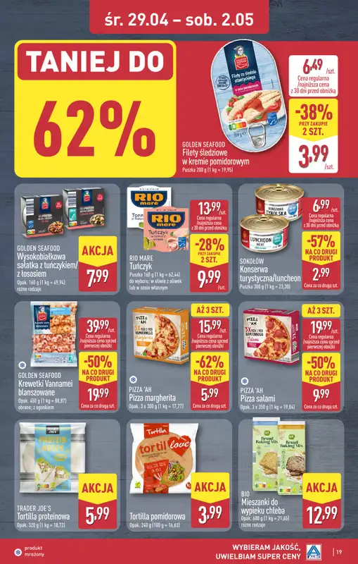 Aldi - gazetka promocyjna Ozorków, M-Park: WIELKIE OTWARCIE już w ŚRODĘ: 29.04! od środy 29.04 do soboty 02.05 - strona 19