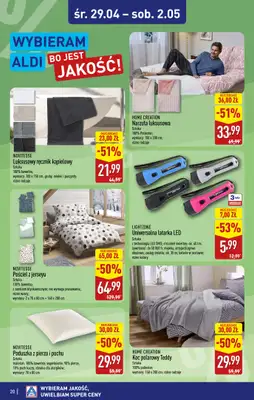 Aldi - gazetka promocyjna Kraków, ul.Komandosów 8: WIELKIE OTWARCIE już w ŚRODĘ: 29.04! od środy 29.04 do soboty 02.05 - strona 20