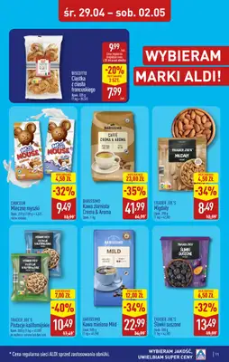 Aldi - gazetka promocyjna Kraków, ul.Komandosów 8: WIELKIE OTWARCIE już w ŚRODĘ: 29.04! od środy 29.04 do soboty 02.05 - strona 11