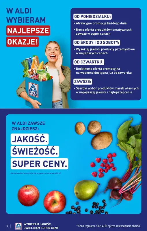 Aldi - gazetka promocyjna Kraków, ul.Komandosów 8: WIELKIE OTWARCIE już w ŚRODĘ: 29.04! od środy 29.04 do soboty 02.05 - strona 6