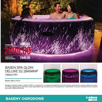 Basen SPA Glow Deluxe S2 28494NP