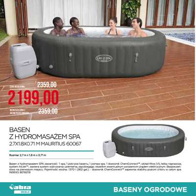 Basen z hydromasażem SPA Mauritius 60067