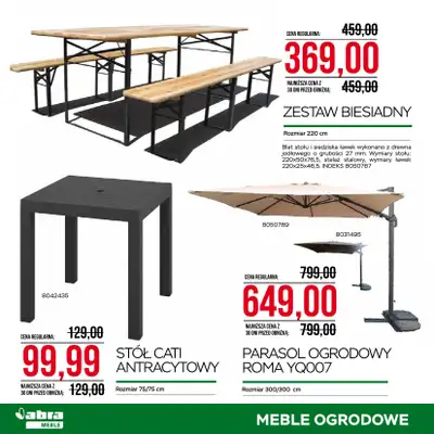 Abra Meble - gazetka promocyjna Ogród pełen okazji! od piątku 24.04 do środy 13.05 - strona 10