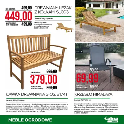 Abra Meble - gazetka promocyjna Ogród pełen okazji! od piątku 24.04 do środy 13.05 - strona 7