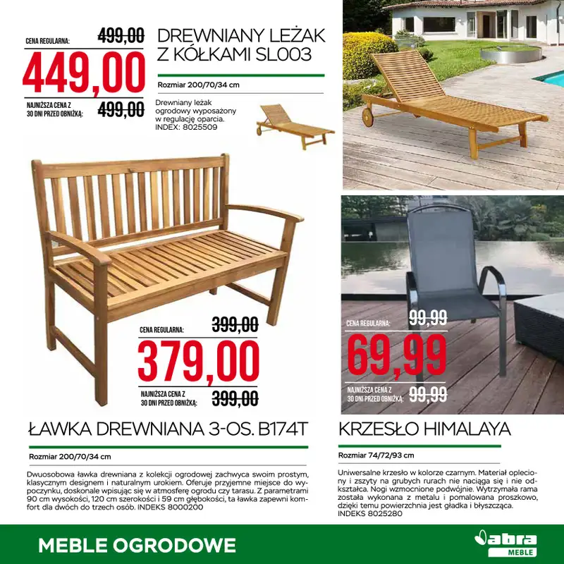 Abra Meble - gazetka promocyjna Ogród pełen okazji! od piątku 24.04 do środy 13.05 - strona 7