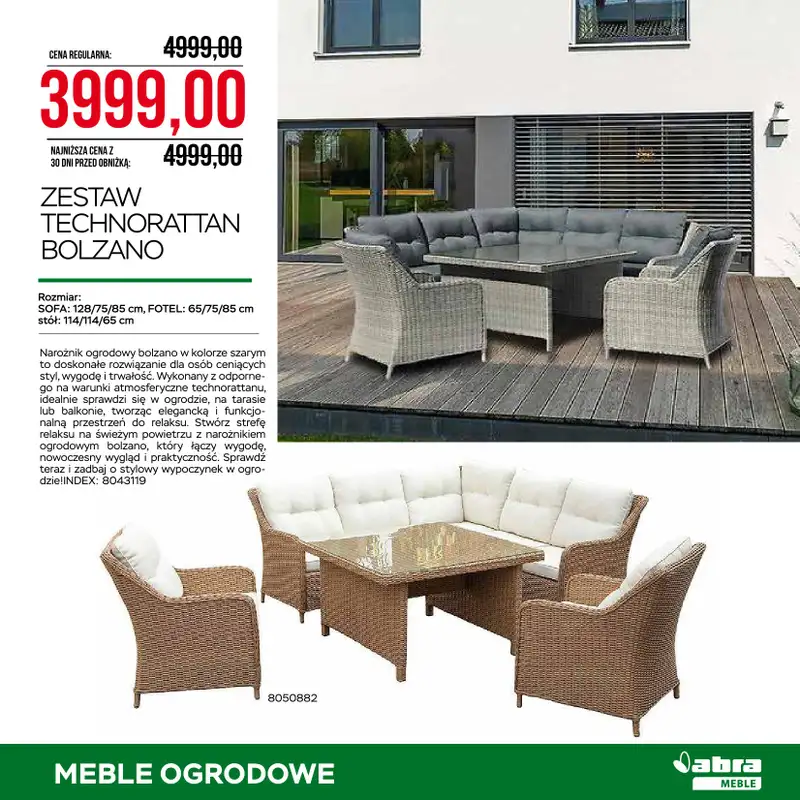 Abra Meble - gazetka promocyjna Ogród pełen okazji! od piątku 24.04 do środy 13.05 - strona 15