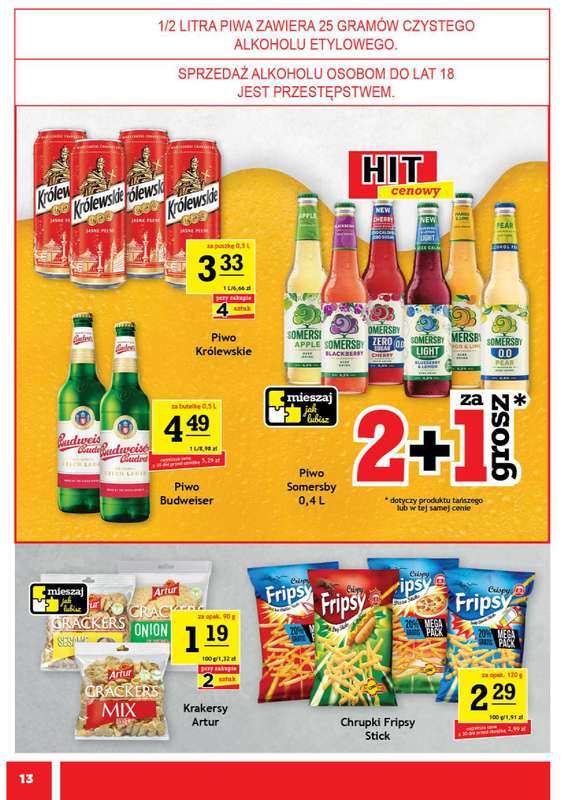 Gram Market - gazetka promocyjna Gazetka od środy 29.04 do wtorku 05.05 - strona 13