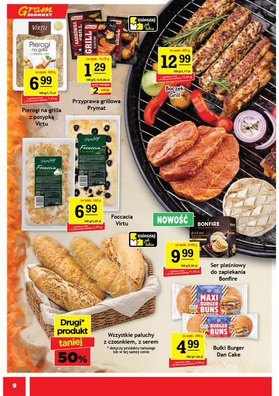 Gram Market - gazetka promocyjna Gazetka od środy 29.04 do wtorku 05.05 - strona 9