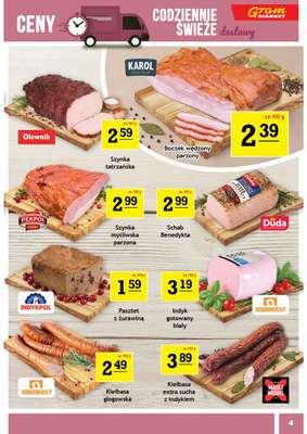 Gram Market - gazetka promocyjna Gazetka od środy 29.04 do wtorku 05.05 - strona 4