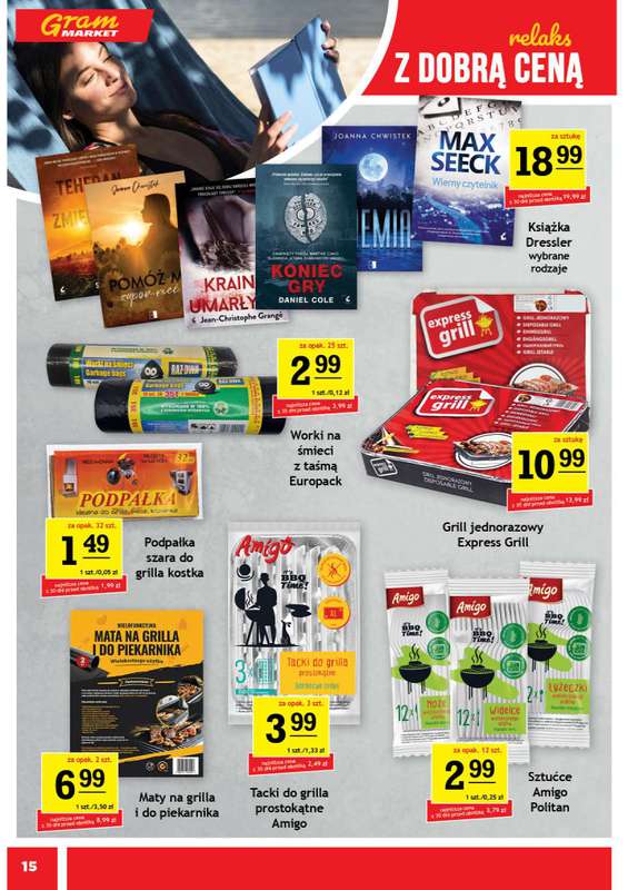 Gram Market - gazetka promocyjna Gazetka od środy 29.04 do wtorku 05.05 - strona 15