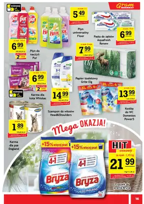Gram Market - gazetka promocyjna Gazetka od środy 29.04 do wtorku 05.05 - strona 16