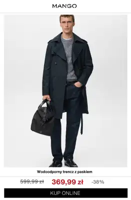 Mango - gazetka promocyjna Ceny promocyjne dla niego! od piątku 24.04  - strona 3