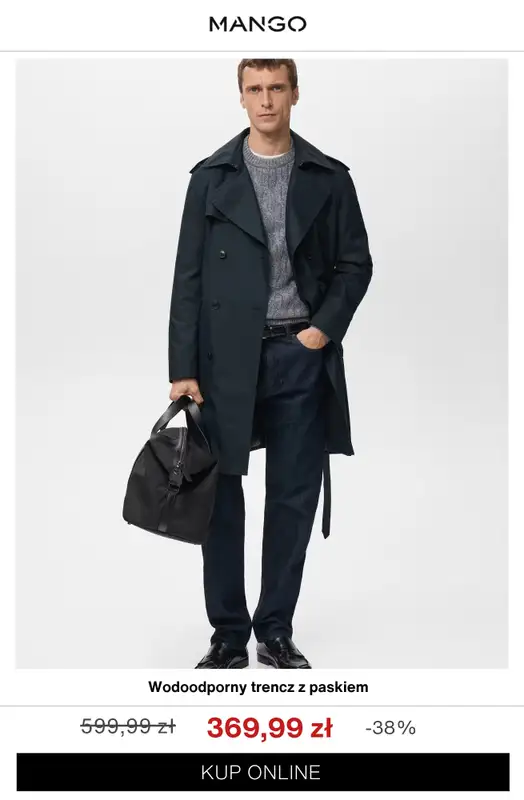 Mango - gazetka promocyjna Ceny promocyjne dla niego! od piątku 24.04  - strona 3