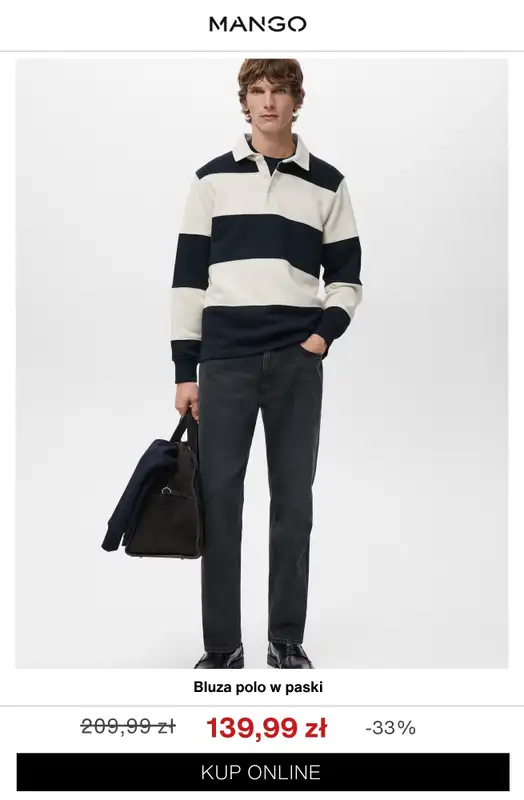 Mango - gazetka promocyjna Ceny promocyjne dla niego! od piątku 24.04  - strona 4