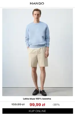 Mango - gazetka promocyjna Ceny promocyjne dla niego! od piątku 24.04  - strona 5