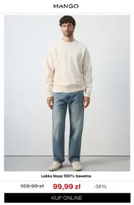 Mango - gazetka promocyjna Ceny promocyjne dla niego! od piątku 24.04  - strona 7