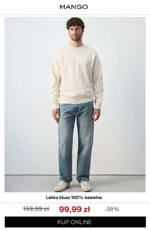 Mango - gazetka promocyjna Ceny promocyjne dla niego! od piątku 24.04  - strona 7